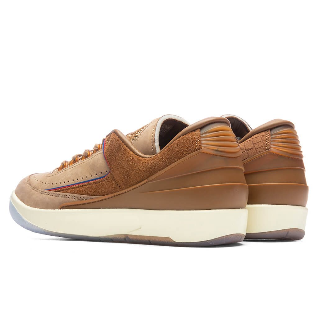 Two 18 x Air Jordan 2 Retro Low SP - Rocky Tan/British Tan, , large image number null