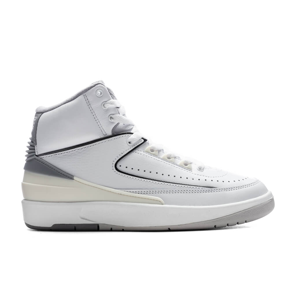 Air Jordan 2 Retro (GS) - White/Cement Grey/Sail, , large image number null