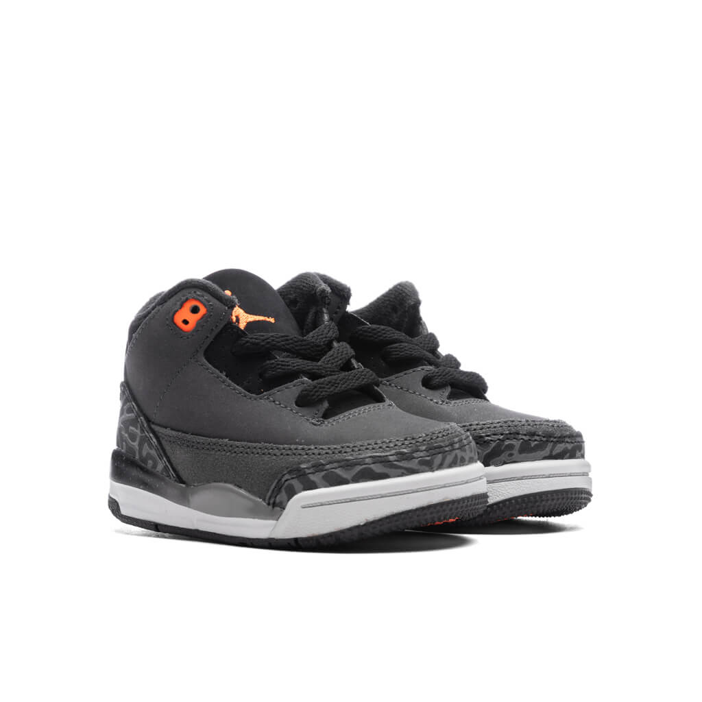 Air Jordan 3 Retro (TD) 'Fear' - Night Stadium/Total Orange/Black