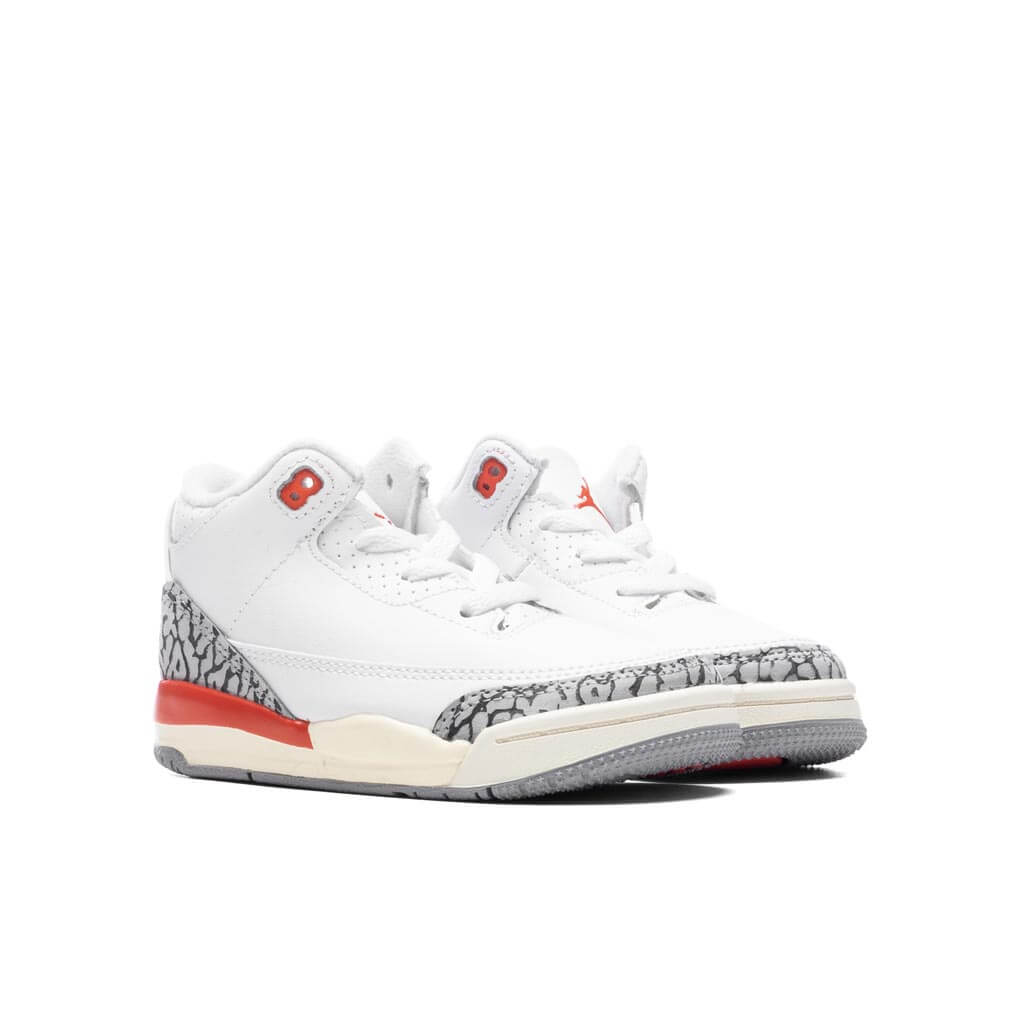 Air Jordan 3 Retro (TD) 'Georgia Peach' - White/Cosmic Clay/Sail