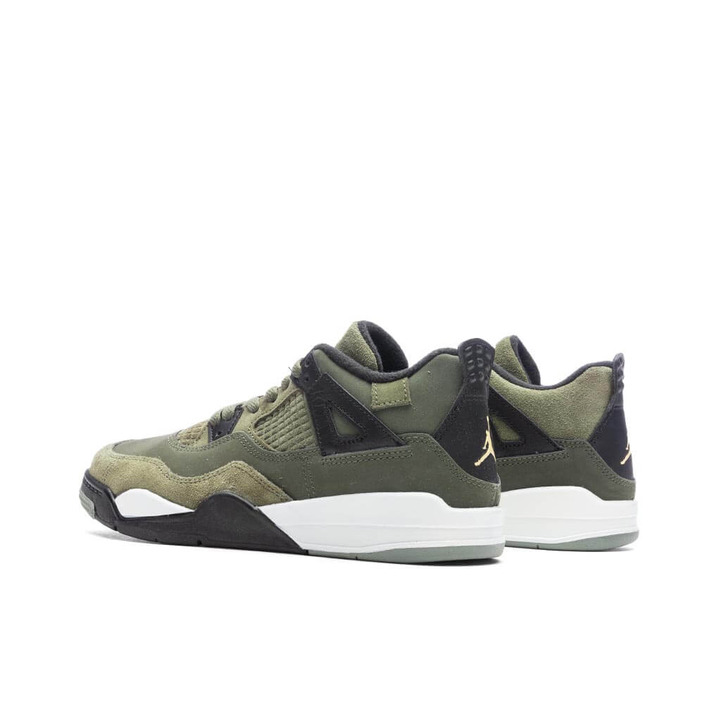 Air Jordan 4 Retro SE Craft (PS) - Medium Olive/Pale Vanilla/Cargo Khaki, , large image number null