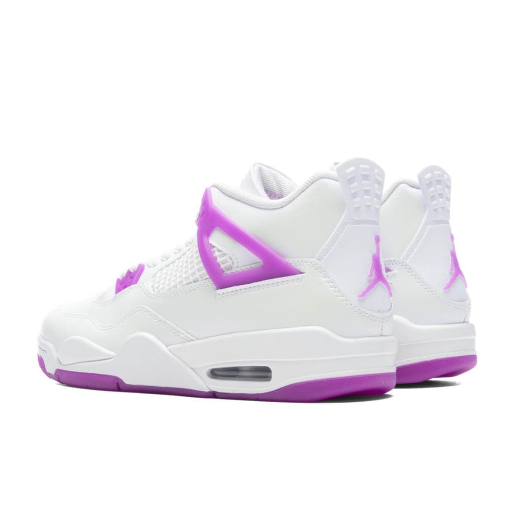 Jordan 4 Retro (GS) - White/Hyper Violet, , large image number null