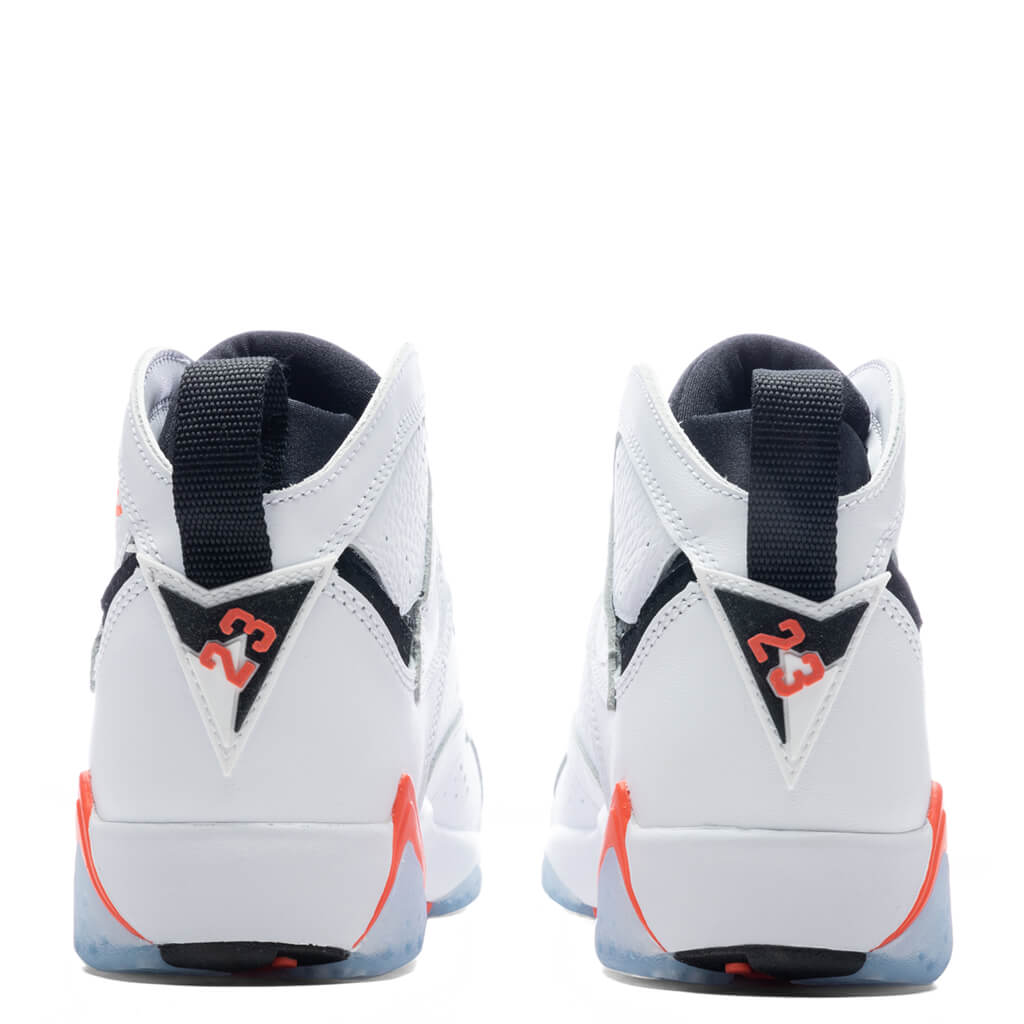 Air Jordan 7 Retro White Infrared (GS) - White/Crimson/Black, , large image number null