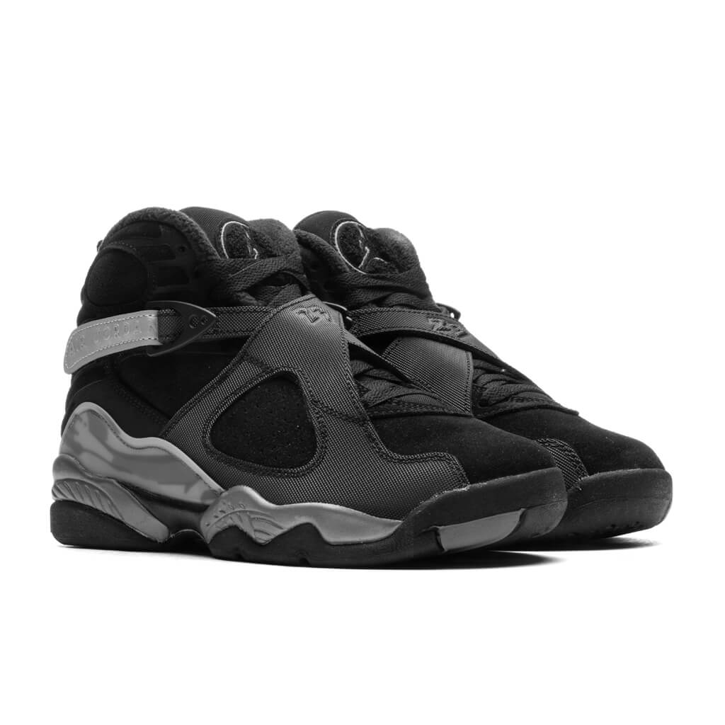 Air Jordan 8 Retro 'Winterized' (GS) - Black/Gunsmoke/Metallic Silver, , large image number null