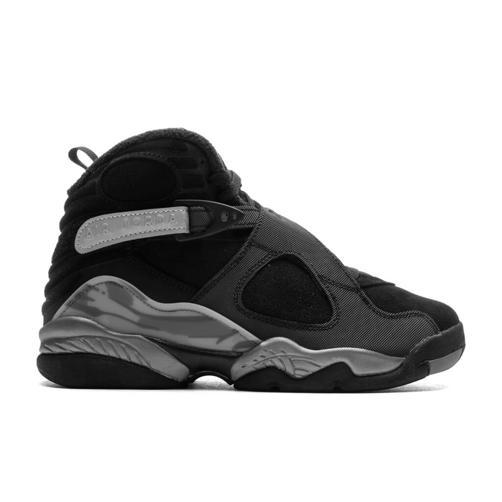 Air Jordan 8 Retro 'Winterized' (GS) - Black/Gunsmoke/Metallic Silver