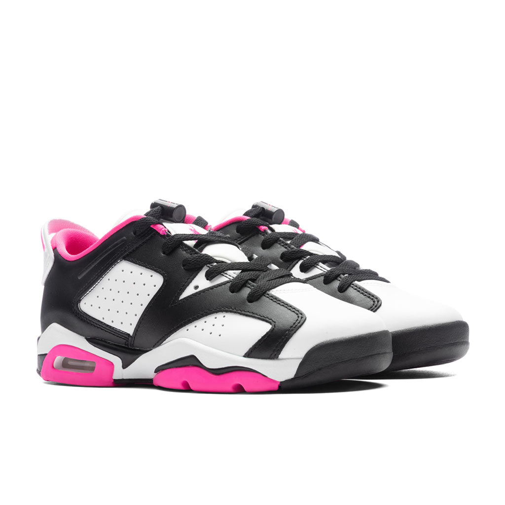 Air Jordan VI Retro Low (GS) - Black/Fierce Pink/White