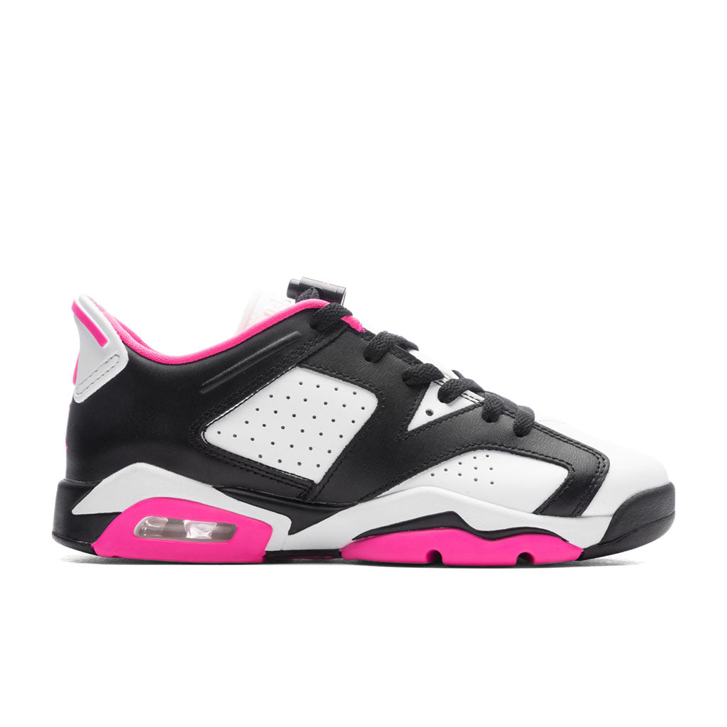 Air Jordan VI Retro Low (GS) - Black/Fierce Pink/White