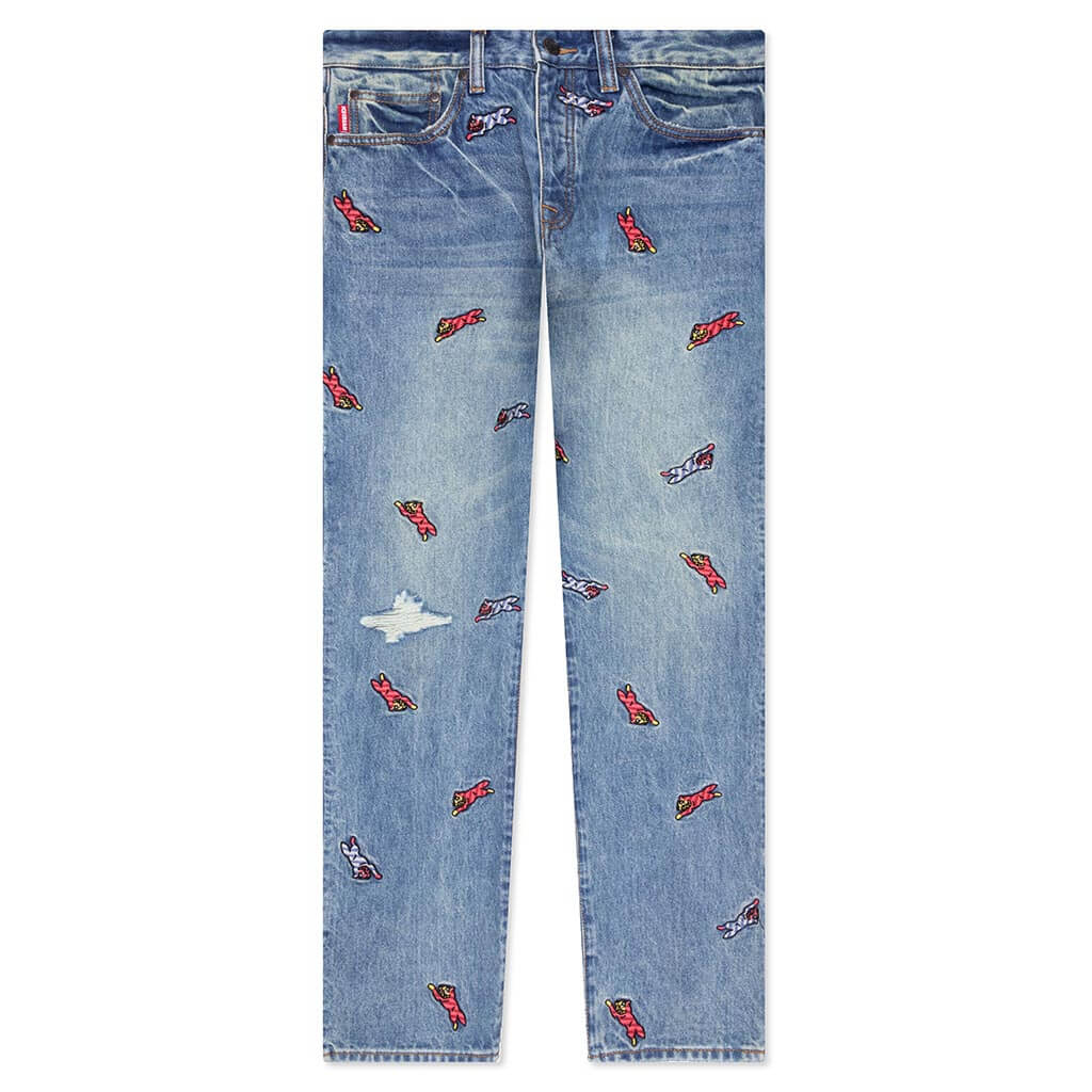 All Caps Strawberry Fit Jeans - Faded