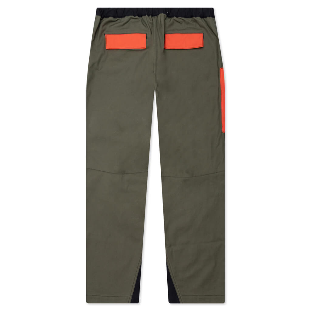 Panelled Cargo Pants - Khaki