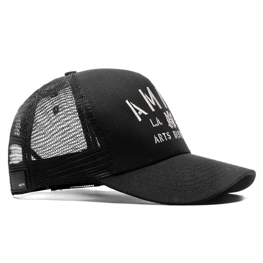 Stencil Trucker Hat - Black, , large image number null