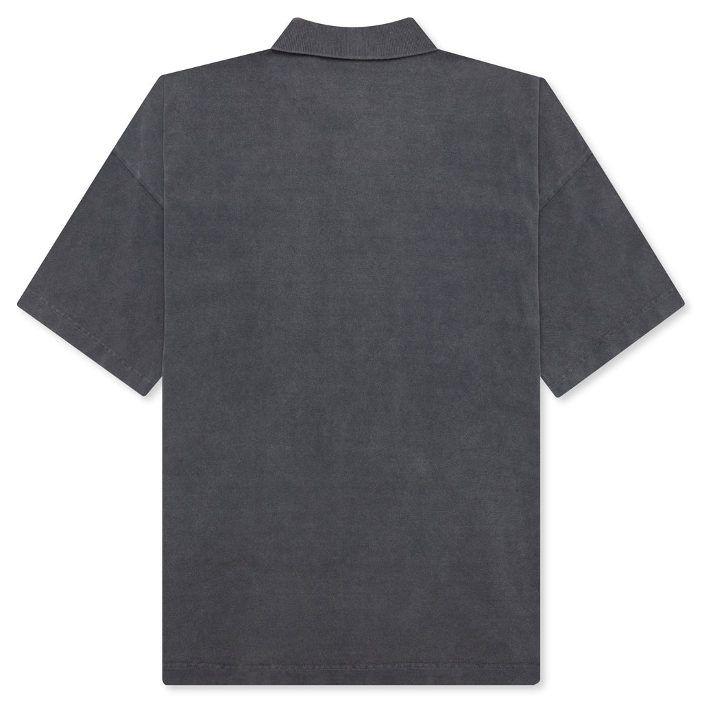 Anchor S/S Polo Shirt - Charcoal
