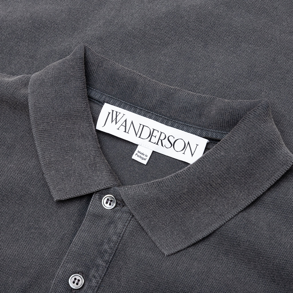 Anchor S/S Polo Shirt - Charcoal, , large image number null