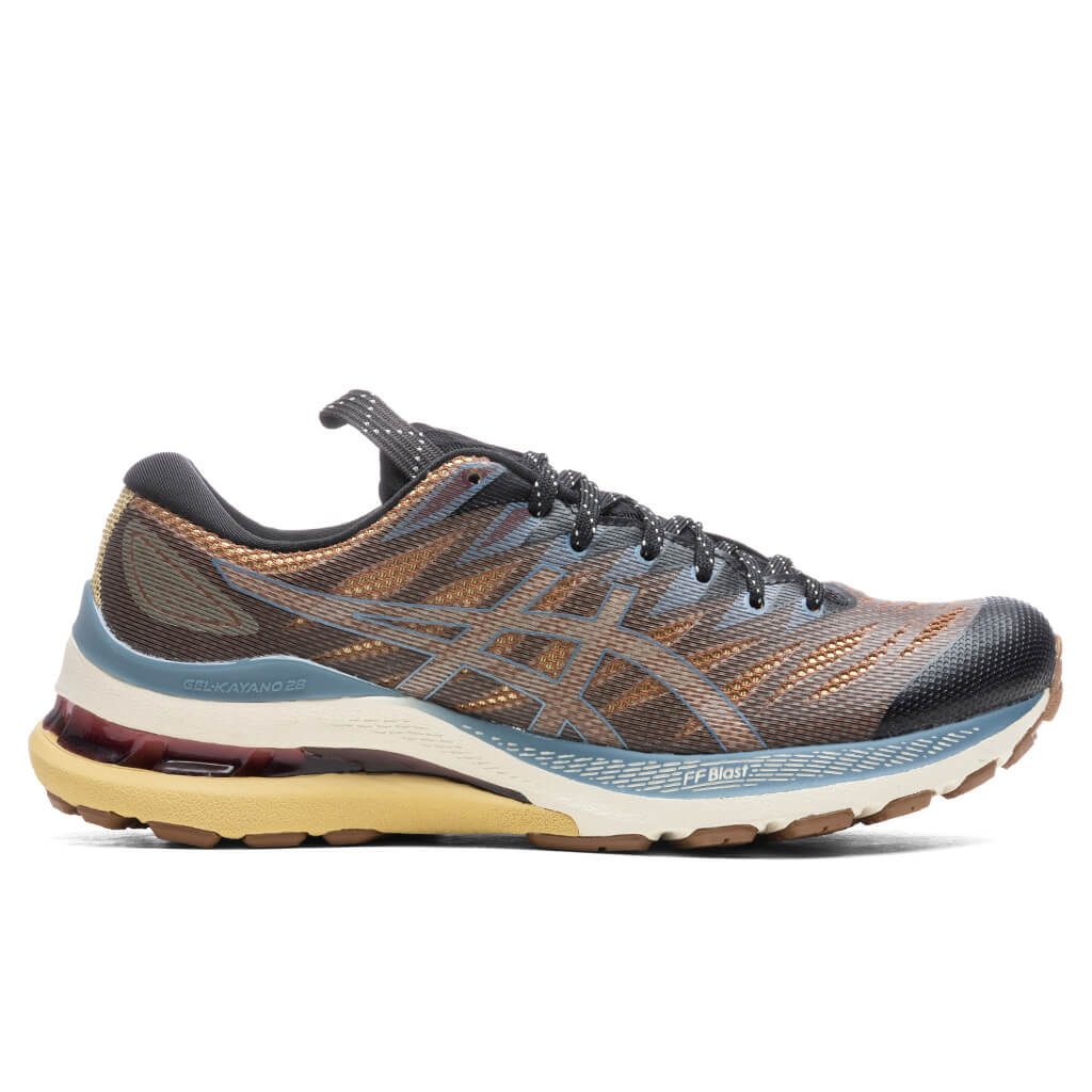 Women's FN3-S Gel-Kayano 28 - Anthracite/Antique Gold, , large image number null