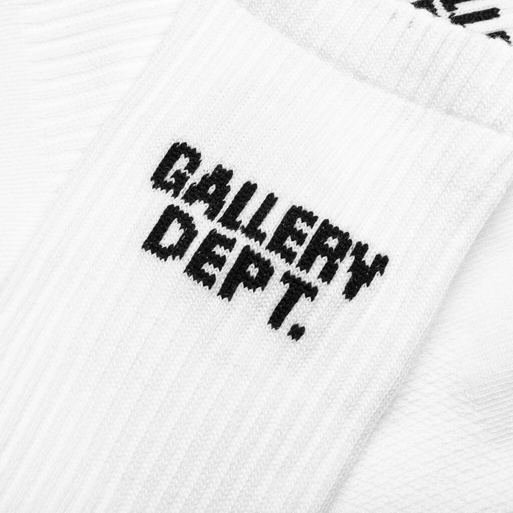 Asics x Gallery Dept. Training Crew Socks (1 Pack) - Brilliant White, , large image number null