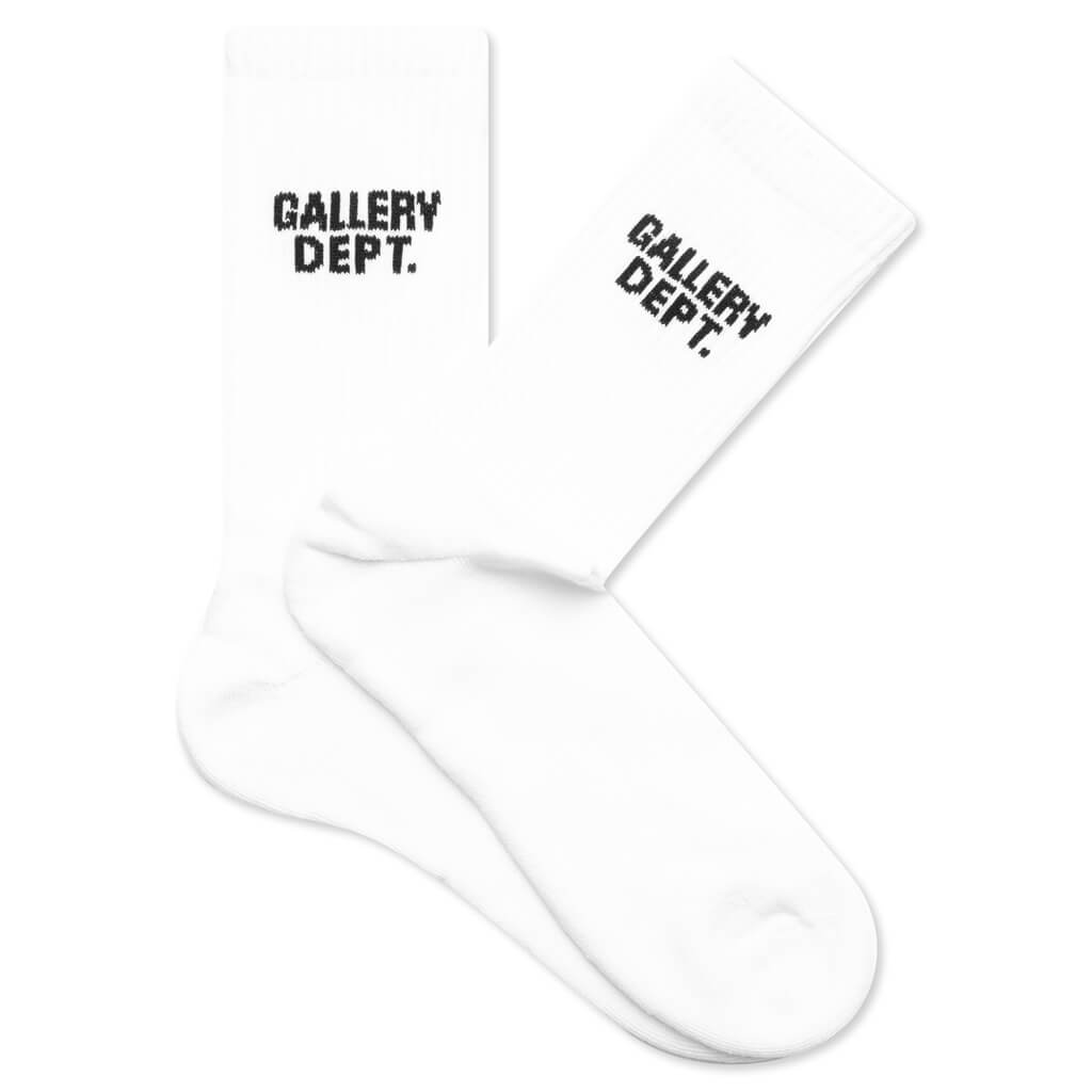 Asics x Gallery Dept. Training Crew Socks (1 Pack) - Brilliant White
