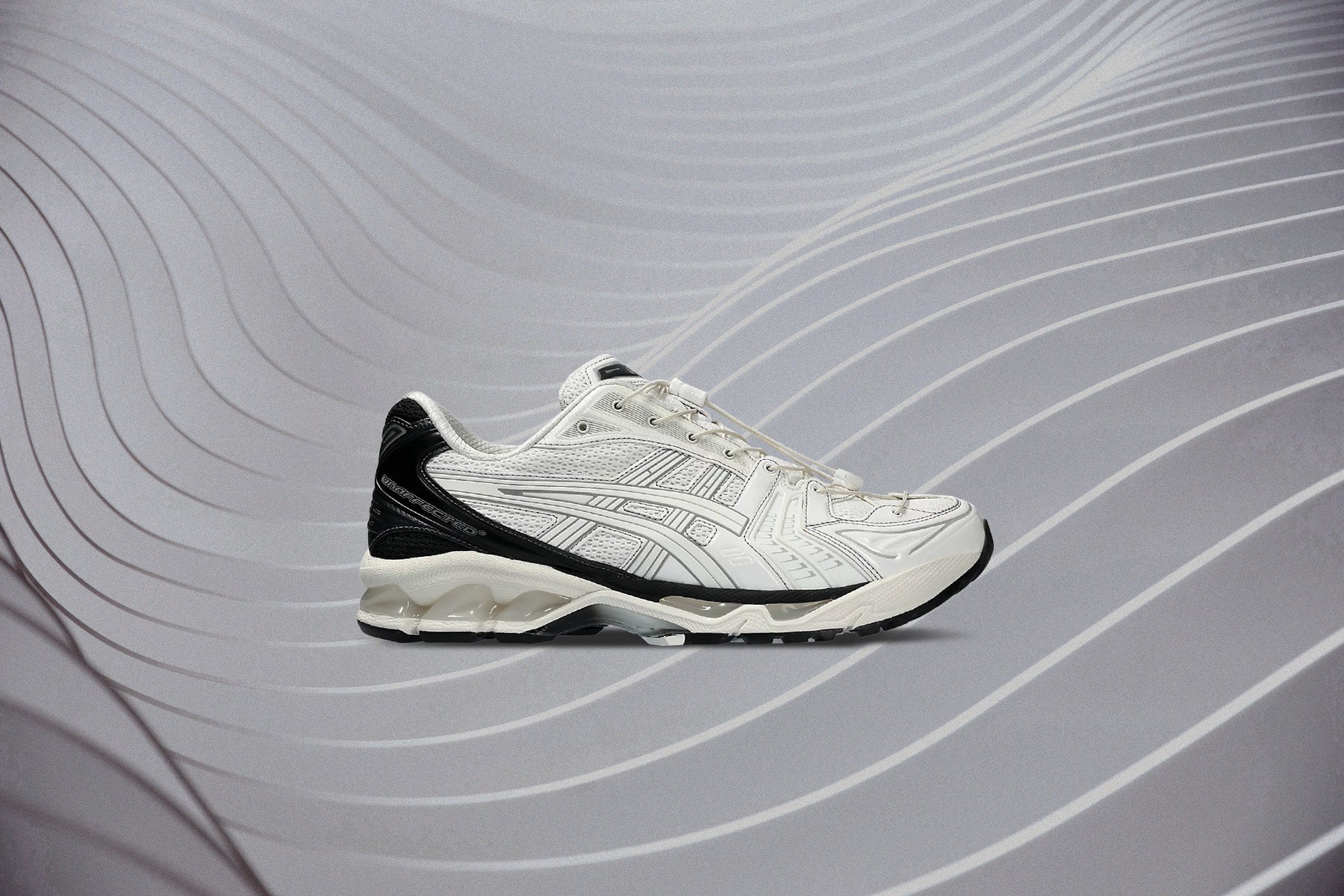 Asics x Unaffected Gel-Kayano 14 - Bright White/Jet Black, , large image number null