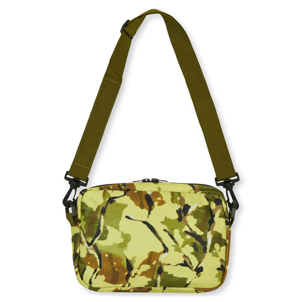 Canvas Logo Messenger Bag - Green Camo, , large image number null