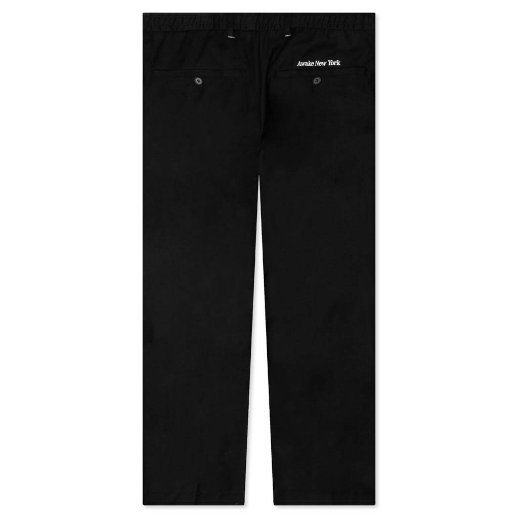 Lightweight Wool Elasticated Woven Pant - Charcoal, , large image number null