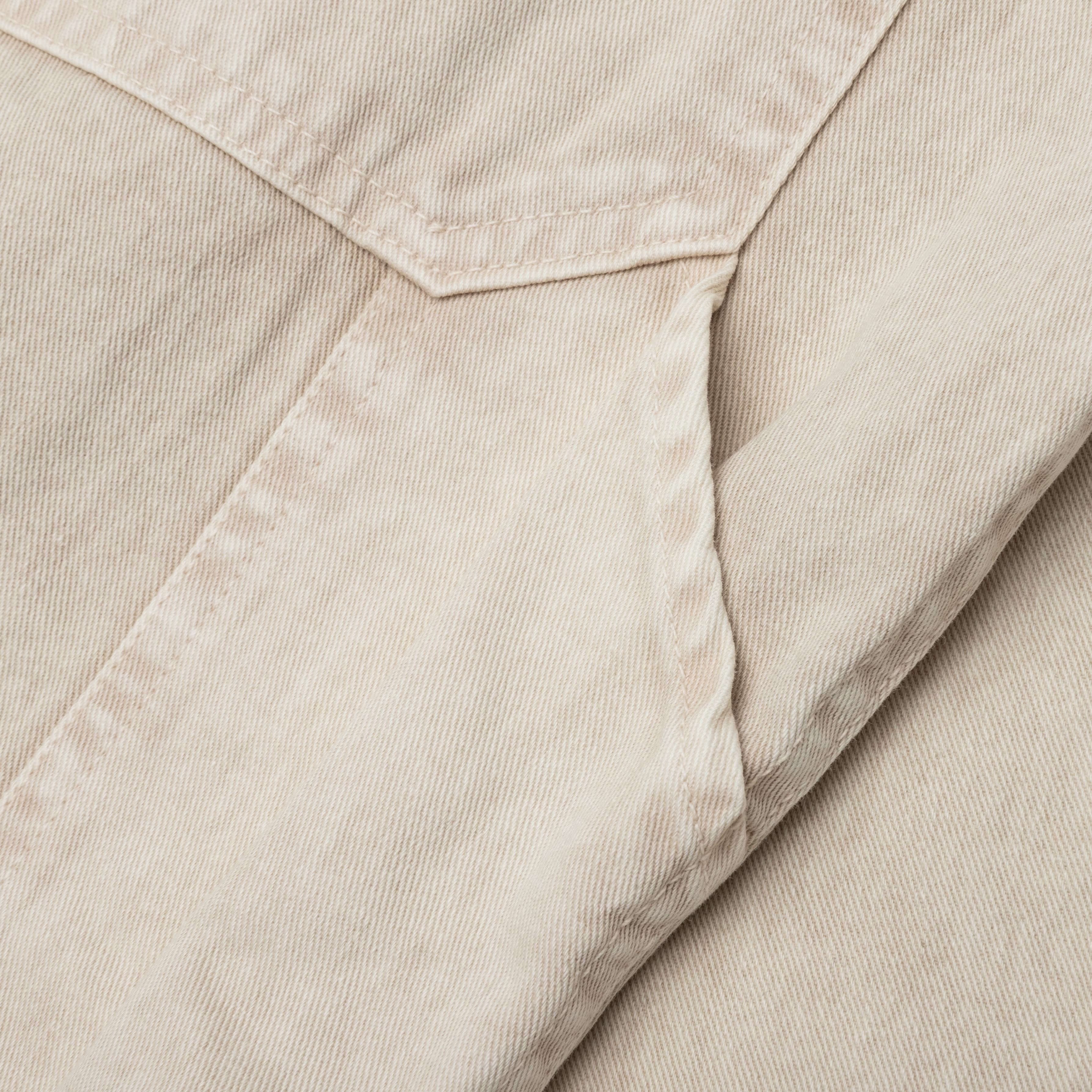 Washed Cotton Work Pant - Ivory, , large image number null