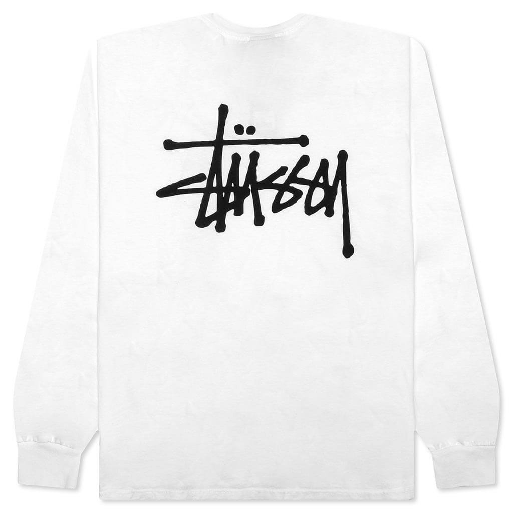 Basic Stussy Pigment Dyed L/S Tee - Natural, , large image number null