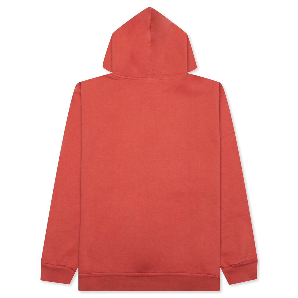Bassline Hood Fleece - Dusty Red, , large image number null