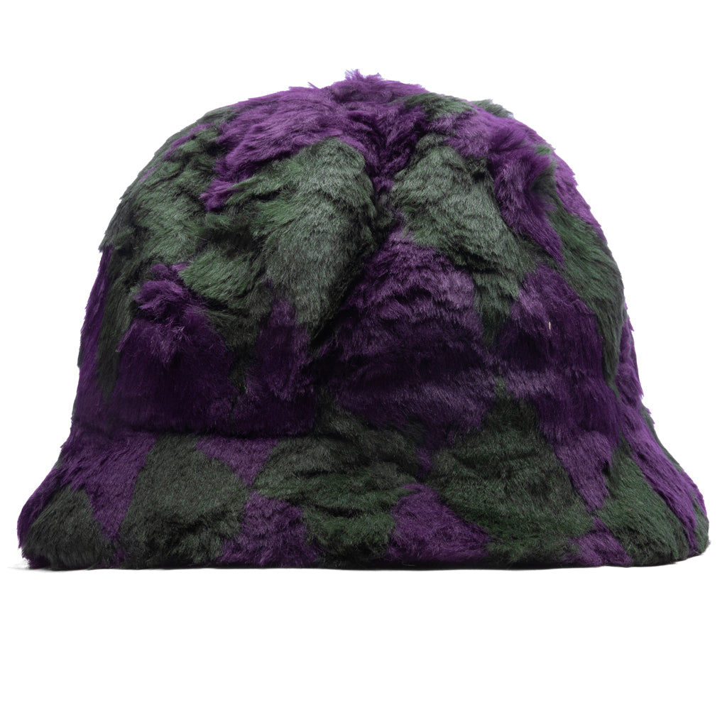 Bermuda Hat Argyle - Green/Purple, , large image number null