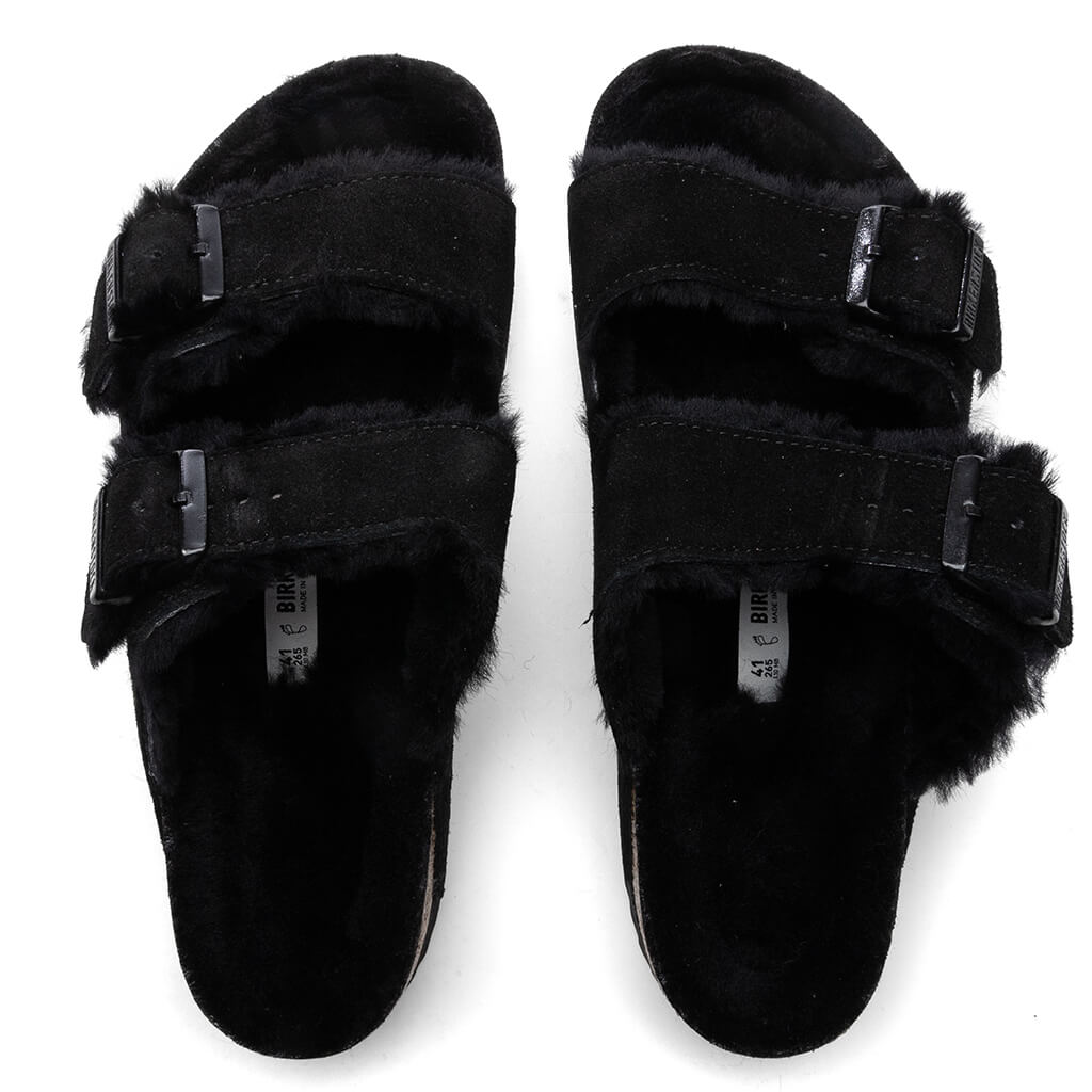 Wide Arizona Shearling - Black, , large image number null