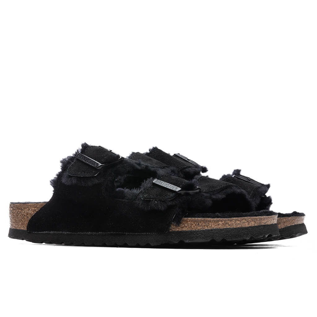 Wide Arizona Shearling - Black, , large image number null