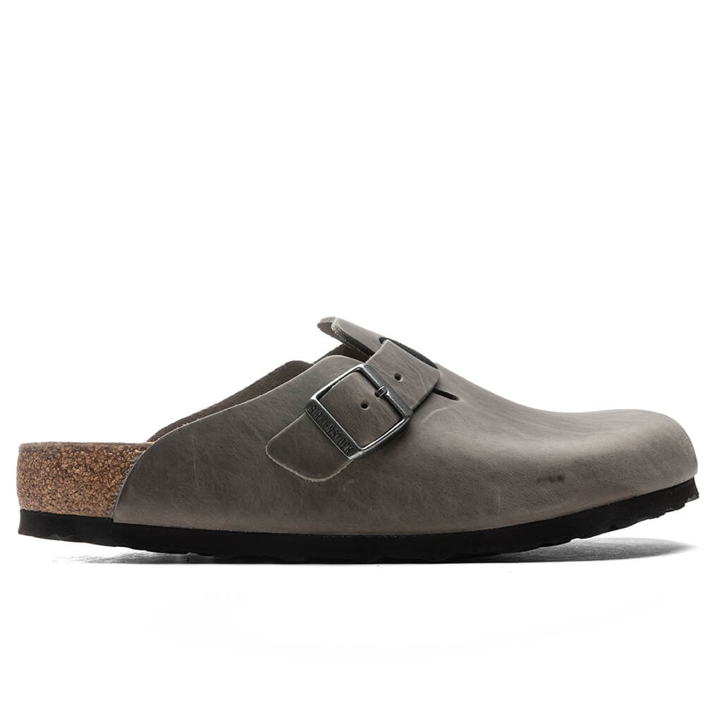 Wide Boston Soft Footbed - Iron