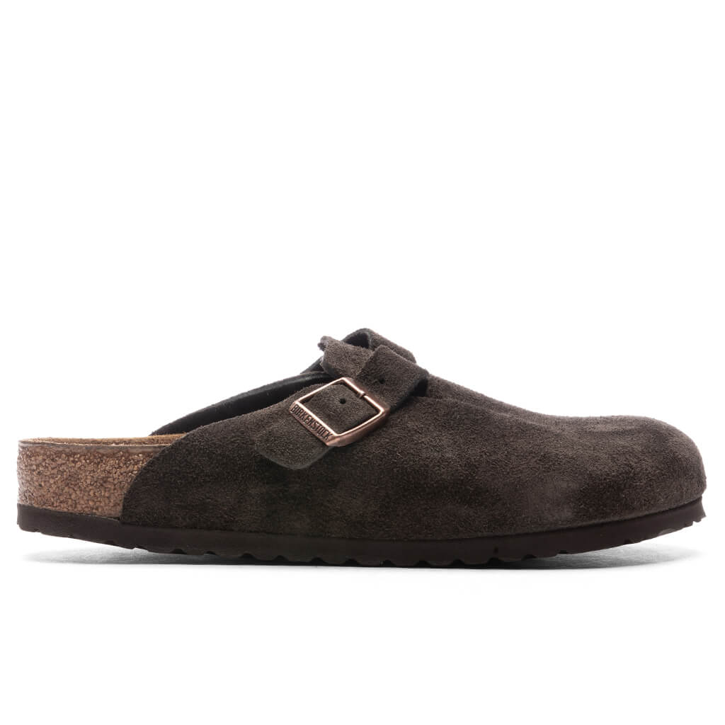 Wide Boston Soft Footbed Suede - Mocha, , large image number null