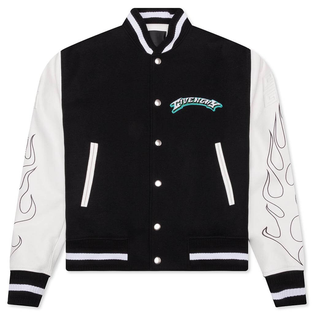 Varsity Jacket - Black/White