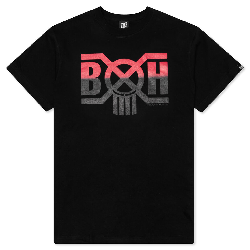 BxH Gradation Logo Tee - Black/Red