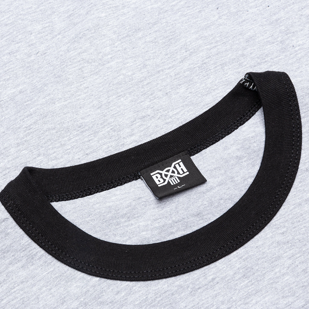 Logo Trim Tee - Grey/Black, , large image number null