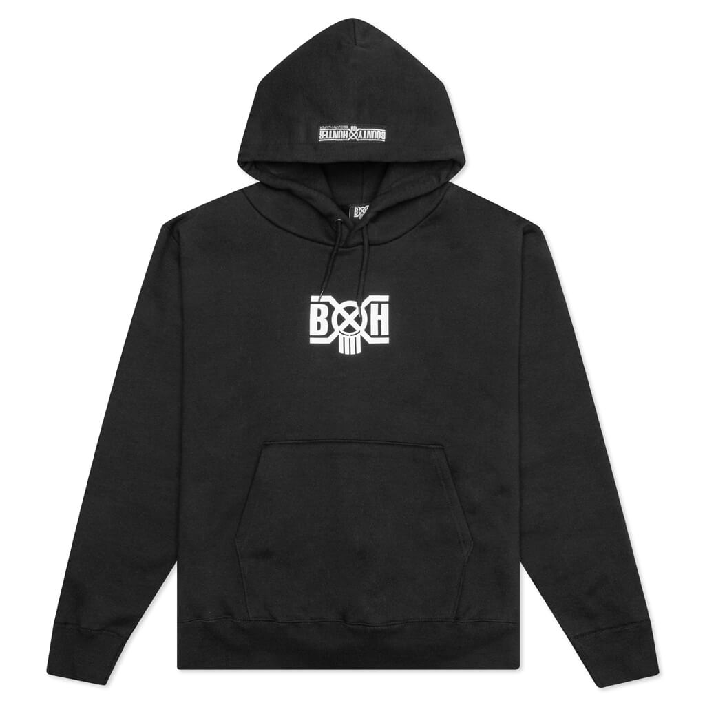 Logo Heavy Weight Pull Over - Black