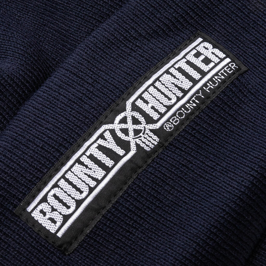 Logo Knit Cap - Navy