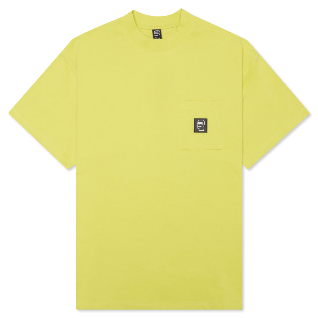 Heavyweight Jersey Mockneck Pocket Shirt - Yellow