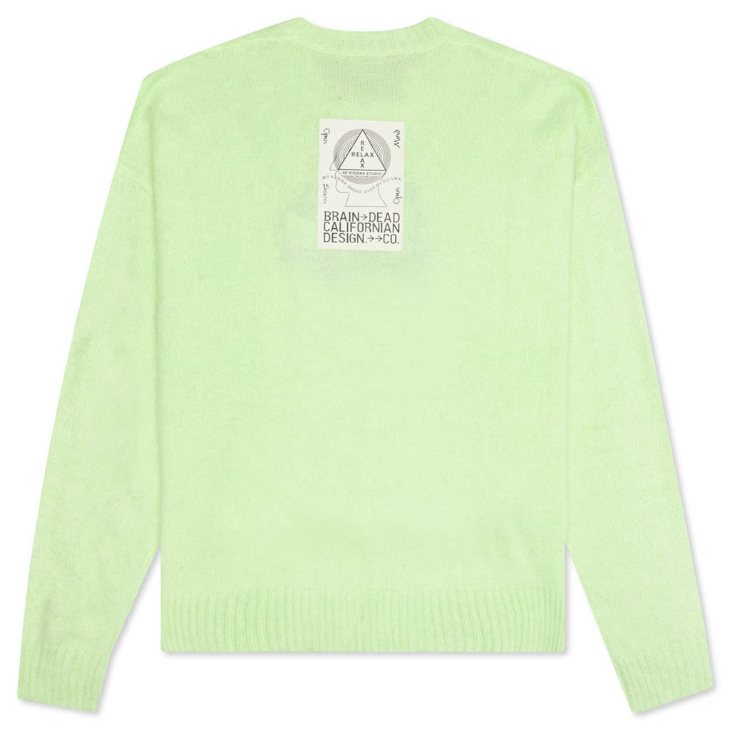 Logohead Pile Crewneck Sweater - Melon