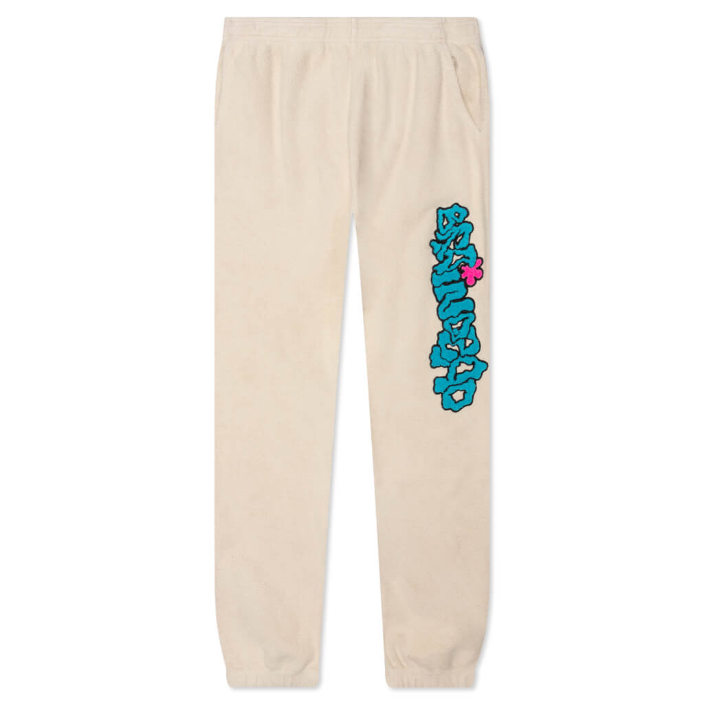 Slime Reverse Fleece Sweatpant - Natural