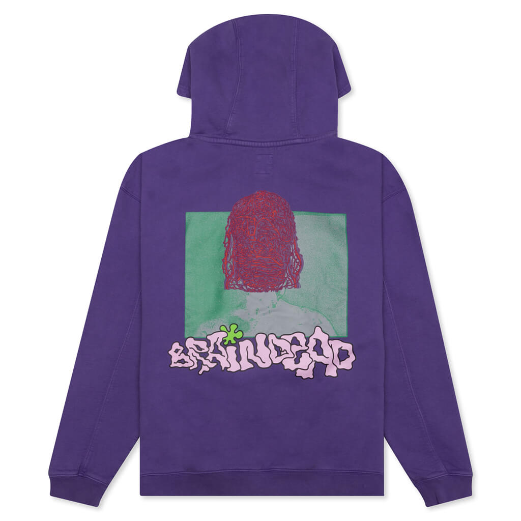 Throwing Hands Hooded Sweatshirt - Purple, , large image number null