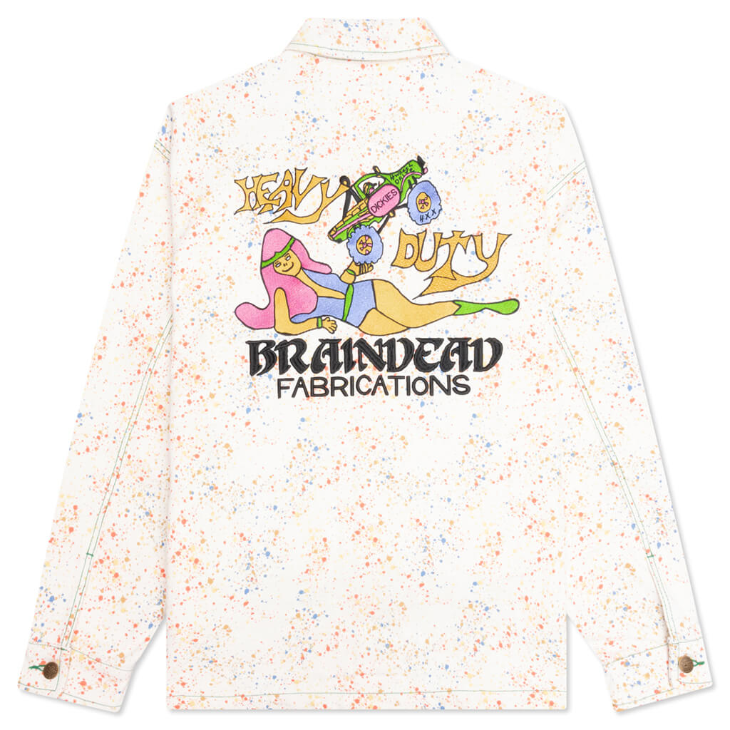 Brain Dead x Dickies Gardening Jacket - Whisper White