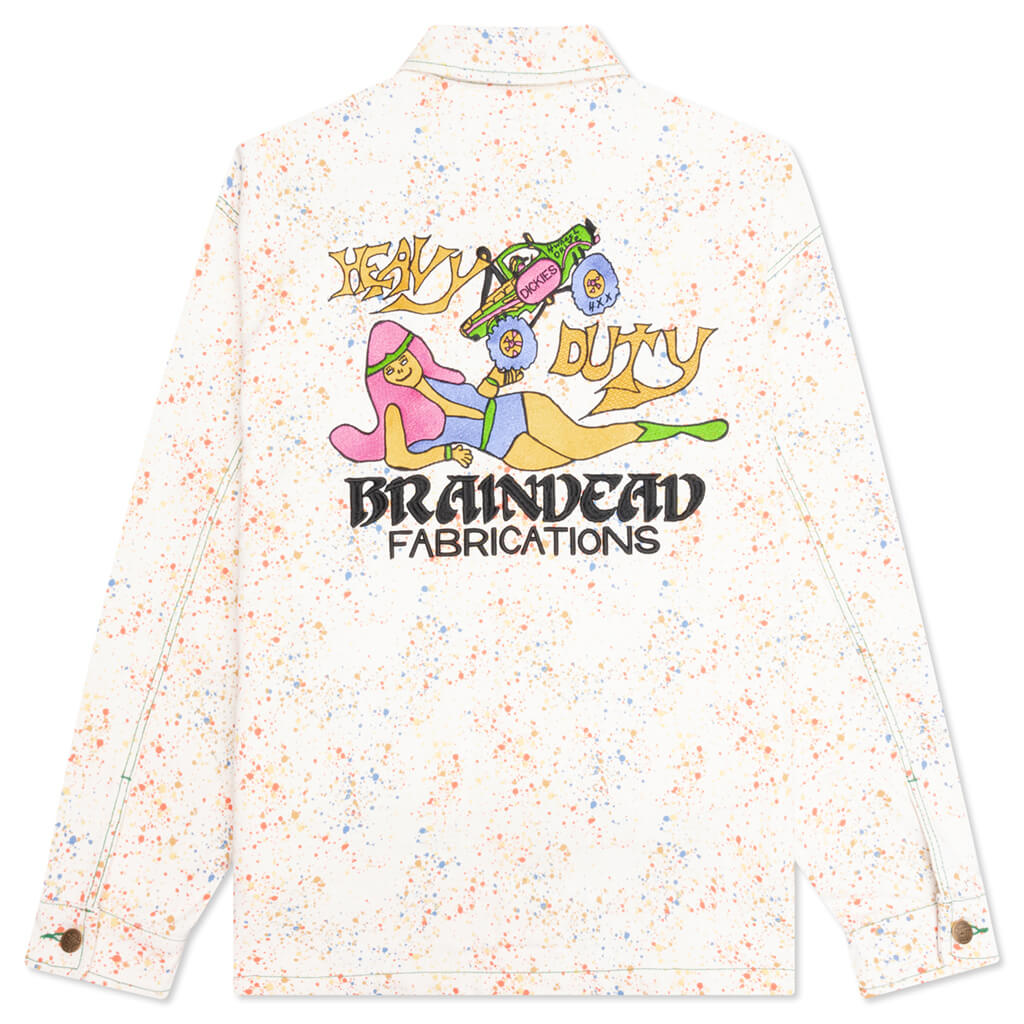 Brain Dead x Dickies Gardening Jacket - Whisper White, , large image number null