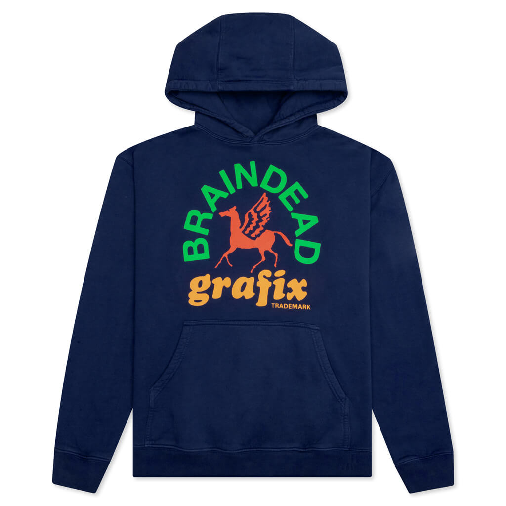 Grafix Hoodie - Navy