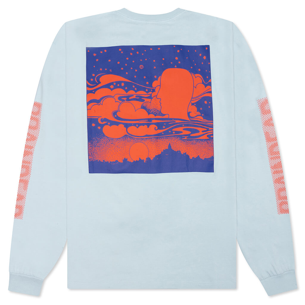 Stereo Report Long Sleeve - Light Blue