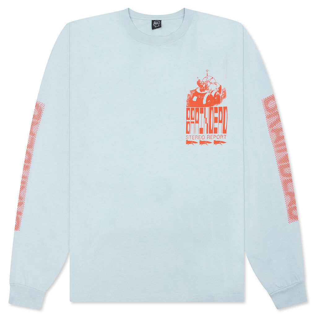 Stereo Report Long Sleeve - Light Blue