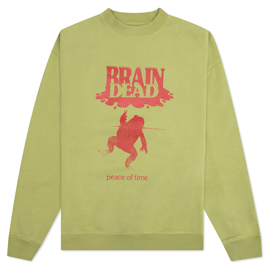 Peace of Time Crewneck Sweatshirt - Moss