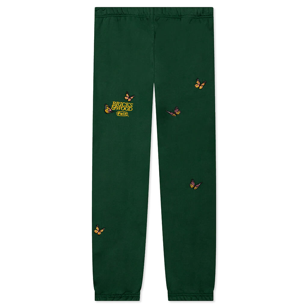 Felt x Bricks & Wood Butterfly Sweatpant - Forest Green, , large image number null