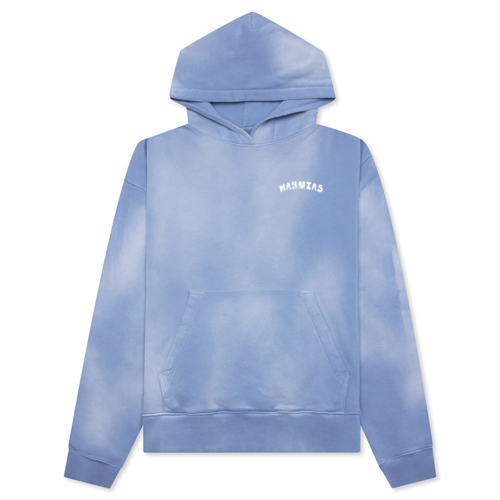 Bunny Hoodie - Dusty Blue Sun Fade, , large image number null