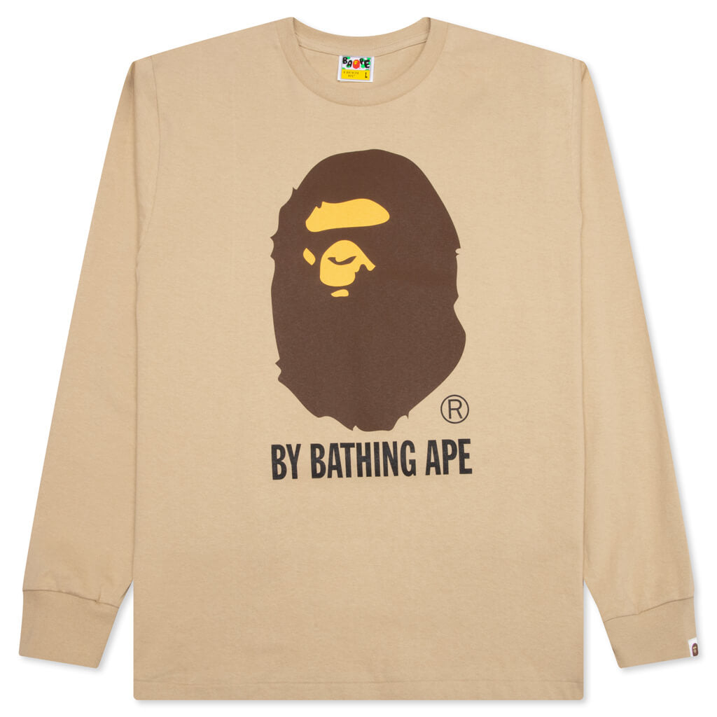 By Bathing Ape L/S Tee - Beige, , large image number null