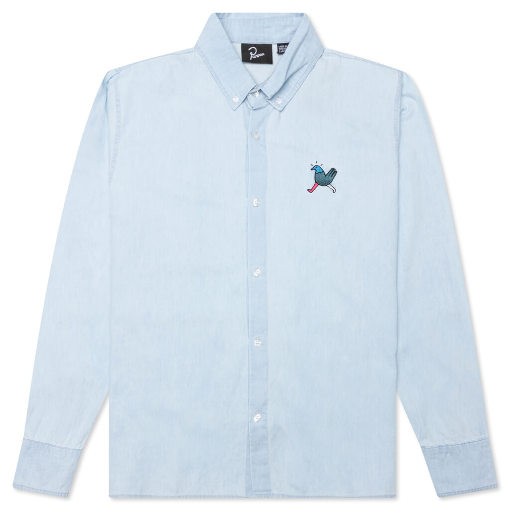 Annoyed Chicken Shirt - Bleached Denim, , large image number null