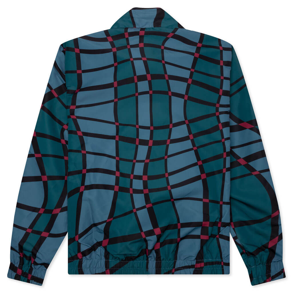 Squared Waves Pattern Track Top - Multi Check